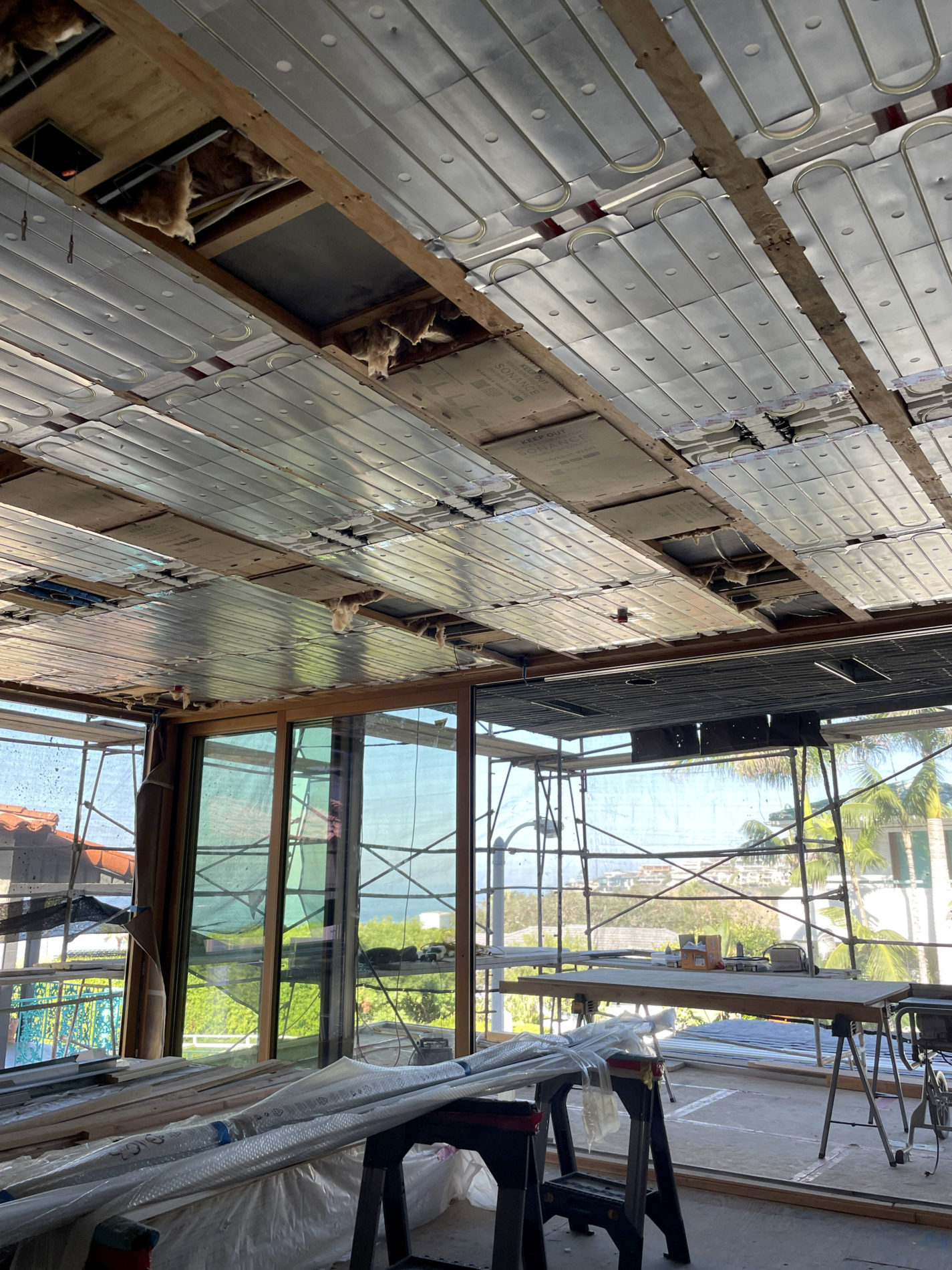 Radiant Ceiling Install By Mayo Mechanical