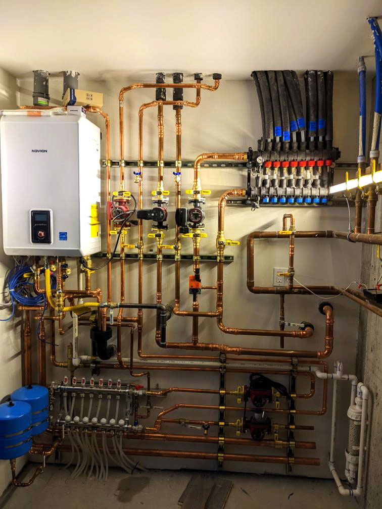New Hydronic System Install In Pasadena
