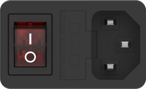 Controls power socket (IEC C14 Inlet Switch)