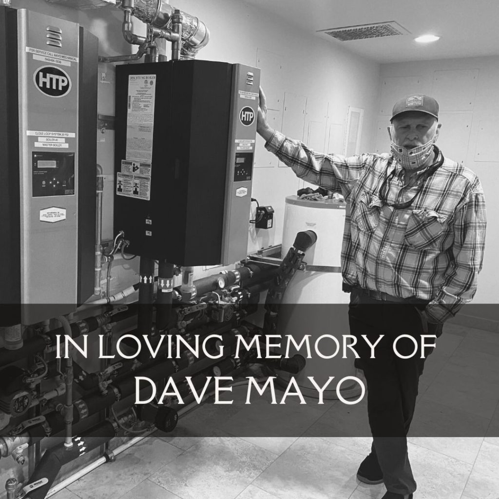 In loving memory of Dave Mayo
