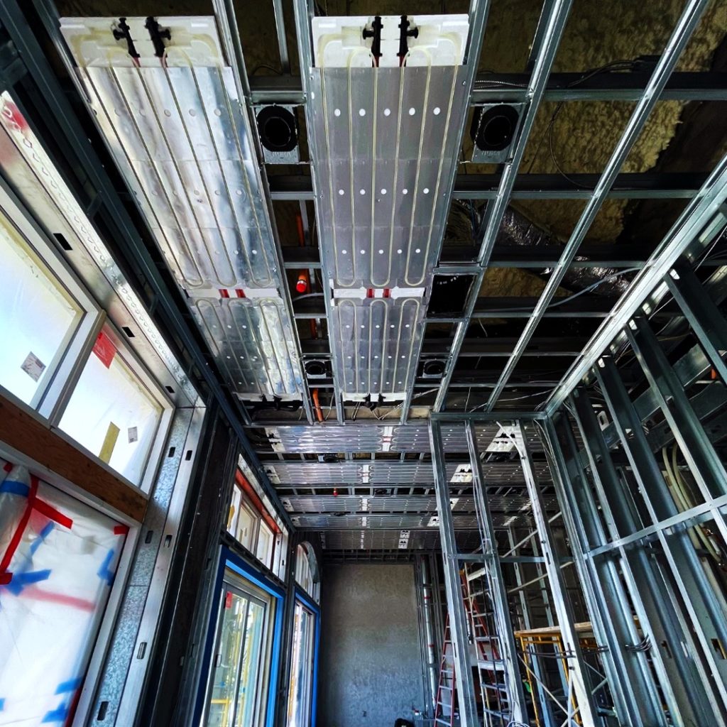 Undertree Vaulted Radiant Ceiling in Napa, California!