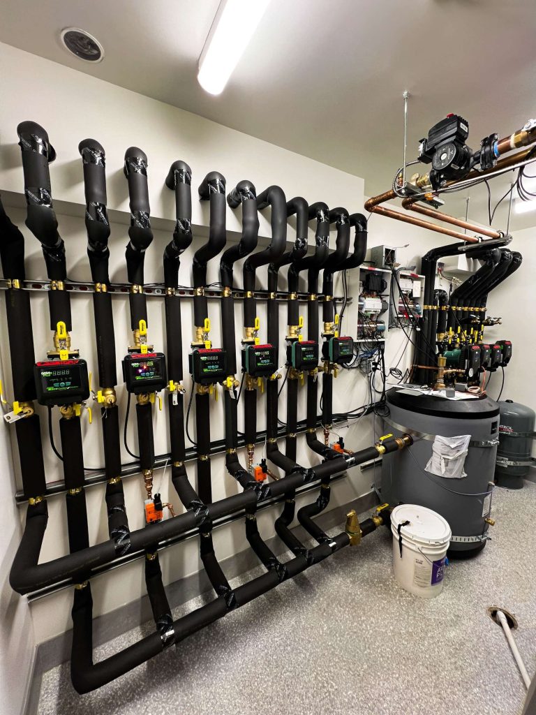 Radiant Floor Cooling and Heating in the Los Altos Hills