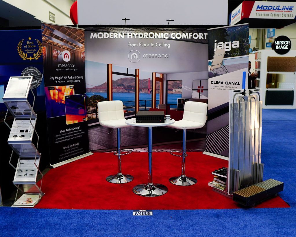 Messana Booth at the 2025 International Builders Show in Las Vegas, NV.