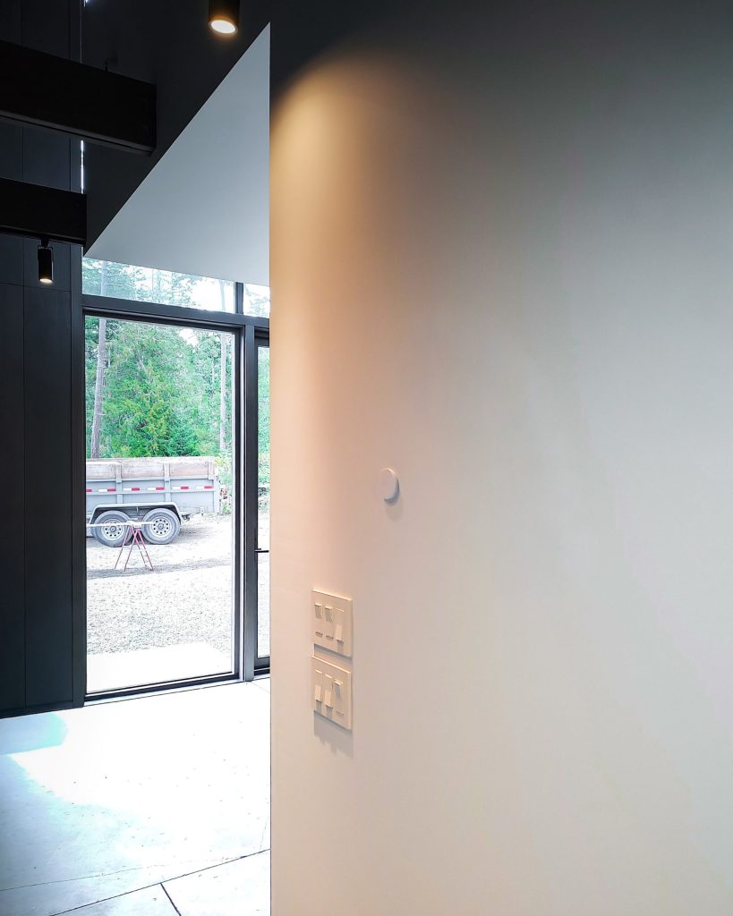 Messana mSense room comfort sensor used to manage radiant floor cooling and heating.