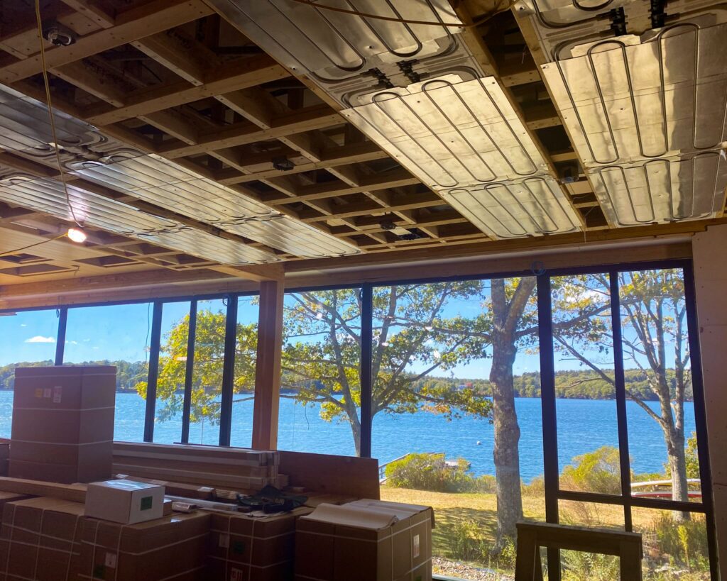 Radiant Ceiling Panels for heating and cooling.