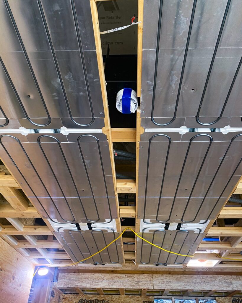 Messana Ray Magic® NK radiant cooling and heating ceiling panels.