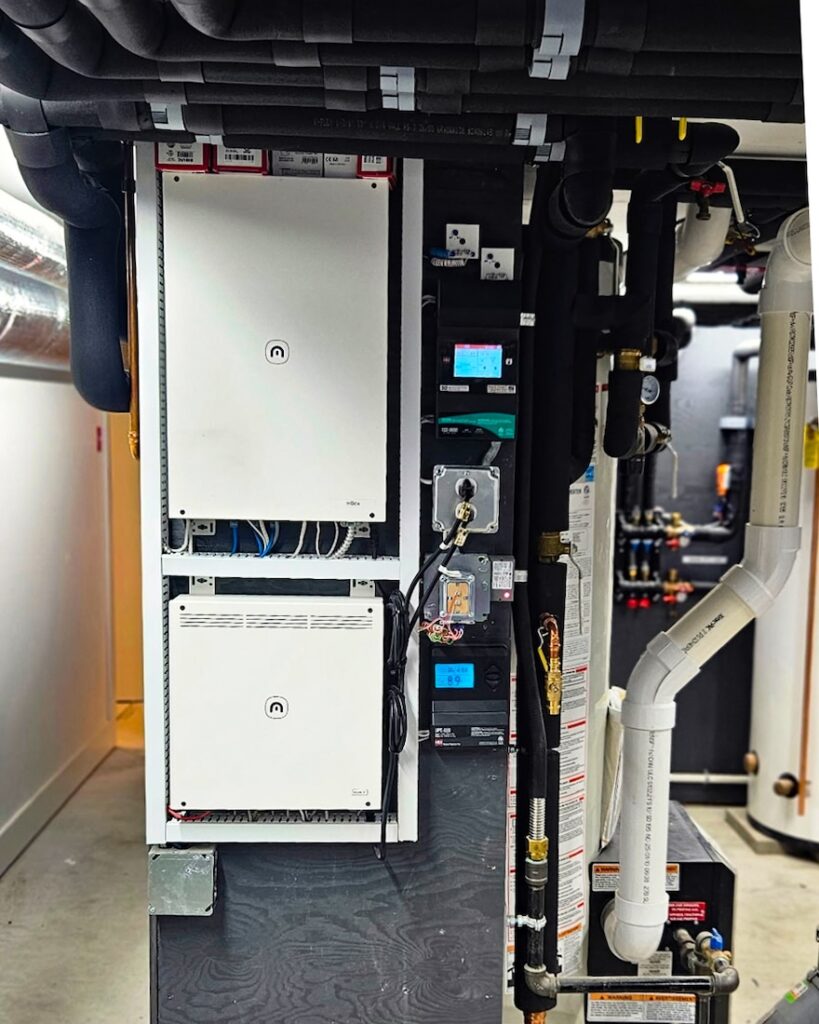 Messana Controls managing a geothermal heating and cooling system.