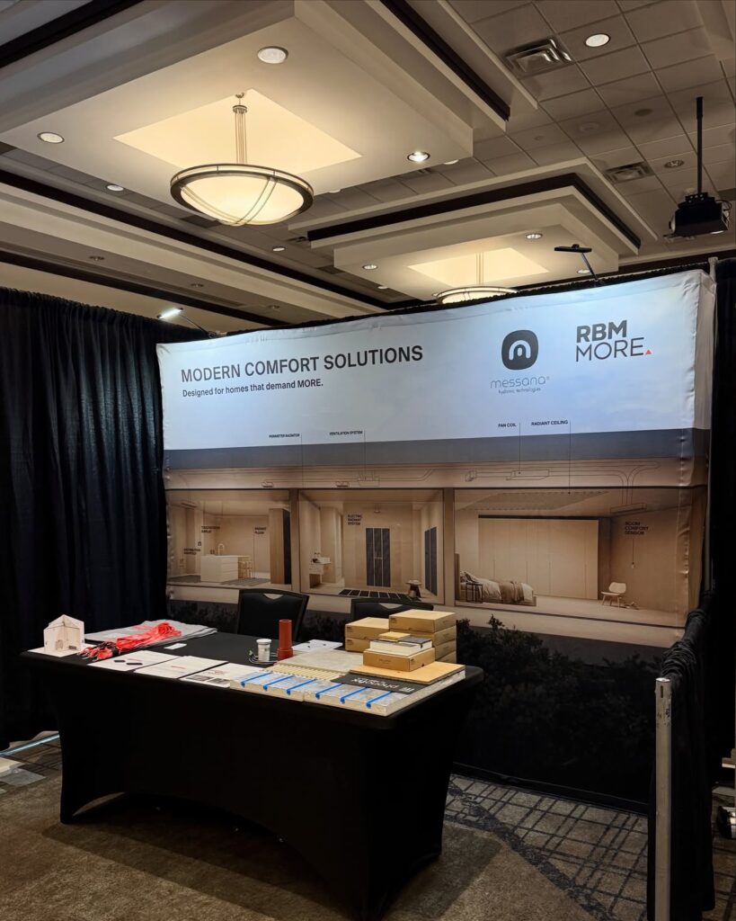 Messana x RBM More booth at the 2026 Modern Hydronics Summit!